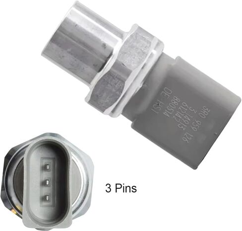 A/C Pressures Sensor Compatible with A8 S4 2004-2010 for RS4 2007-2008 OEM:3R0959126 8E0959126 8E0959126C SW11313C 8E0959126A Air Conditioning Pressure Sensor Switch in Saudi Arabia