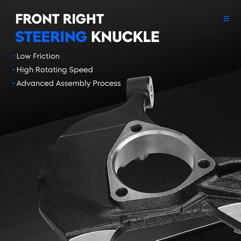 Front Left Side Steering Knuckle Fit for Cadillac Escalade 02-06, for Avalanche 1500 02-06, for Chevrolet Silverado 1500 99-06, for Suburban 1500 00-06,Replacement for 697-907 in Saudi Arabia