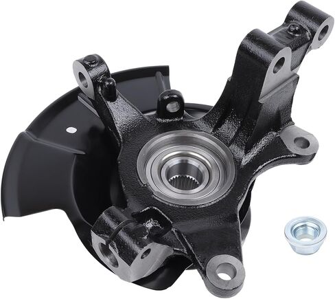 munirater Front Left Steering Knuckle and Wheel Hub Bearing Assembly Replacement for Edge 2011-2014 in Saudi Arabia