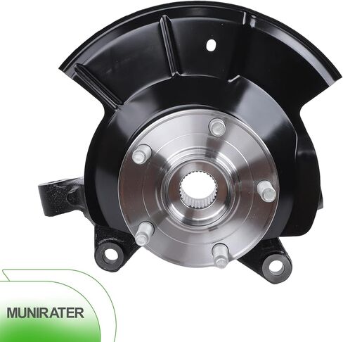munirater Front Left Steering Knuckle and Wheel Hub Bearing Assembly Replacement for Edge 2011-2014 in Saudi Arabia