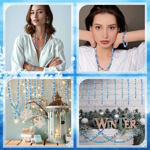 1215 Pcs 4th of July Glass Beads Patriotic Crackle Crystal Beads Memorial Day Faceted Glass Bead Red White Blue Bicone Crystal Beads for Independence Day DIY Jewelry Necklace Bracelet Earring in Kuwait