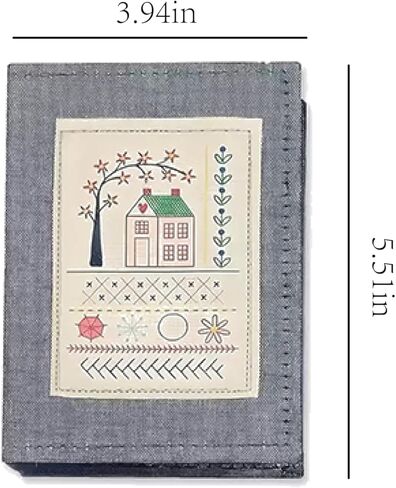 ECHHSIC 2026 New Embroidery Stitch Book Kit ， Including 86 Sewing Tools and 106 Universal Embroidery stitchesIllustration Guide and Free Tutorial in Saudi Arabia