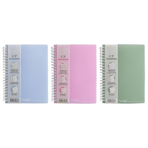Carolina Pad Noted Executive Personal Book, 5.25-inch x 7-inch, College-Ruled, 100 Sheets, Assorted Colors (35083) in Saudi Arabia
