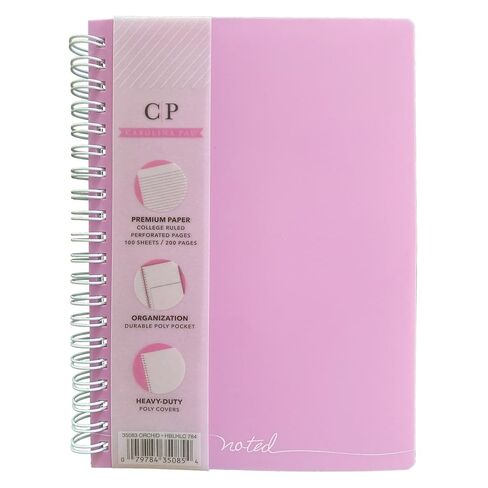 Carolina Pad Noted Executive Personal Book, 5.25-inch x 7-inch, College-Ruled, 100 Sheets, Assorted Colors (35083) in Saudi Arabia