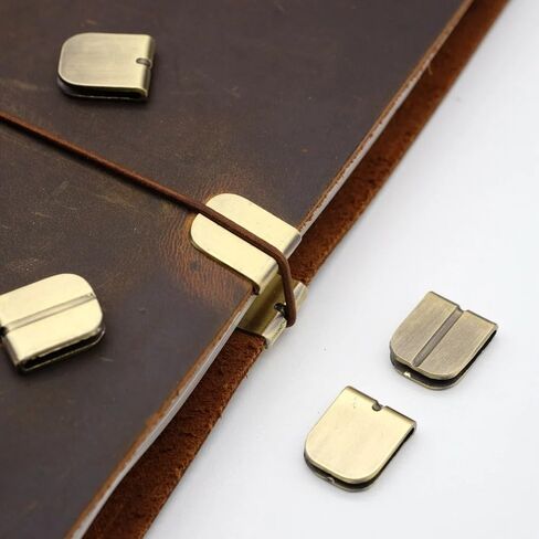 20Pcs Retro Bronze Metal Notebook Diary Photo Album Corner Protection Edge Protection Decoration in Saudi Arabia