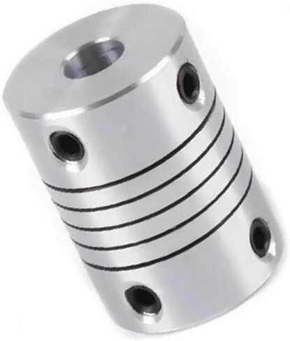 1pcs D12L18 Aluminum Alloy Elastic Printer Winding Coupling Encoder 2mm 3mm 4mm 5mm 6mm(4x4) in Saudi Arabia