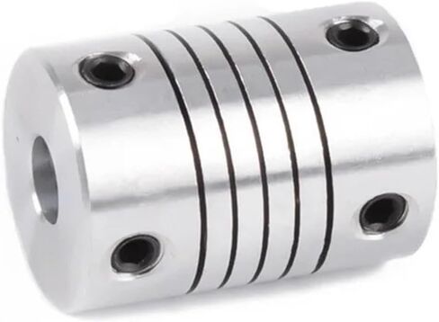 1pcs D12L18 Aluminum Alloy Elastic Printer Winding Coupling Encoder 2mm 3mm 4mm 5mm 6mm(4x4) in Saudi Arabia