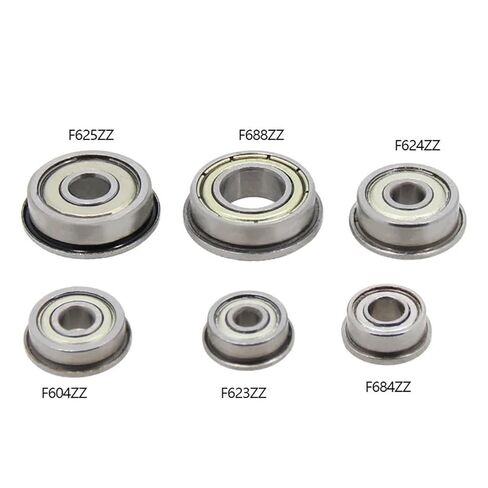 2pcs F6800ZZ F6801ZZ F6802ZZ F6803ZZ F6804ZZ F6805ZZ 25x37x7mm Flange Thin Wall Ball Bearing Metal Shielded Flanged Bearings(F6805zz 25x37x7mm) in Saudi Arabia