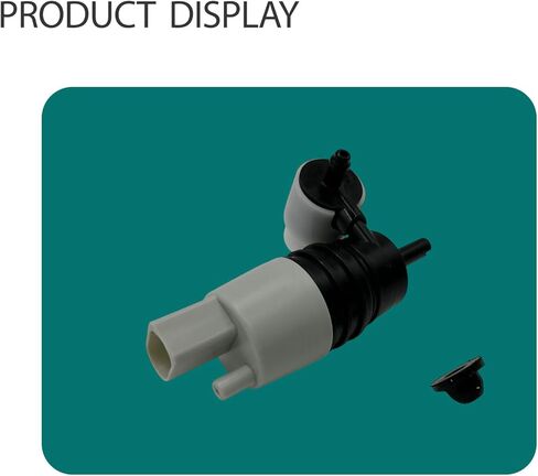 مضخة غسيل الزجاج الأمامي مع حلقة معدنية مناسبة لسيارة Chevy Equinox لـ GMC Terrain 2010-2017 84134930 مضخة سائل غسيل المياه الأمامية للسيارة Ford Escape C-max لسيارة Jeep Wrangler Cherokee لهوندا in Kuwait