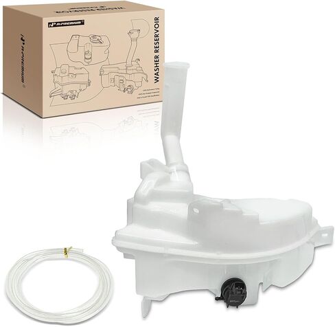 A-Premium Windshield Washer Reservoir Compatible with Select Mazda Models - 3 2004-2009, Sedan, with (Cap/Washer Pump/Hose/Filler Neck/Bracket) - Replace# BN8V67480D in Saudi Arabia