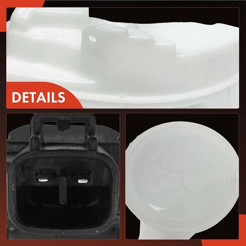A-Premium Windshield Washer Reservoir Compatible with Select Mazda Models - 3 2004-2009, Sedan, with (Cap/Washer Pump/Hose/Filler Neck/Bracket) - Replace# BN8V67480D in Saudi Arabia