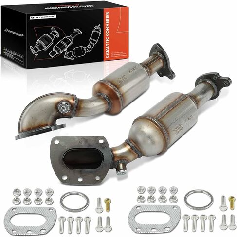 محول حفاز A-Premium Front 2-PC مع مجموعة حشية ملائمة مباشرة متوافقة مع Toyota Tacoma 2016-2020 3.5L, E.P.A. متوافق، استبدل # 641575، 641576 in Kuwait