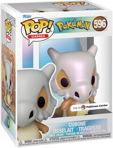 Pop Games: Cubone Pearlescent Pop Vinyl Figure Pokemon Center Exclusive in Saudi Arabia