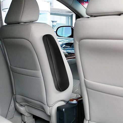 1 Pair Front Seat Arm Rest Cover Leather Armrest Protector Universal Seat Arm Rest Cover for Car, SUV, Truck and Van Gray in Kuwait