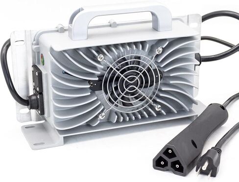 CAPTOK 36 فولت 20AMP ​​عربة جولف شاحن بطارية مقاوم للماء ل 36 فولت نادي السيارات EZGO ياماها عربات الغولف مع المكونات Crowfoot in Kuwait