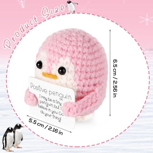 BOXOB Mini Funny Positive Frog, 3in Funny Potato Knitted Wool Pocket Doll Creative Cute Crochet Emotional Inspirational Support Frog for Birthday Gift Party Decoration Encouragement in Kuwait