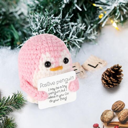 BOXOB Mini Funny Positive Frog, 3in Funny Potato Knitted Wool Pocket Doll Creative Cute Crochet Emotional Inspirational Support Frog for Birthday Gift Party Decoration Encouragement in Kuwait