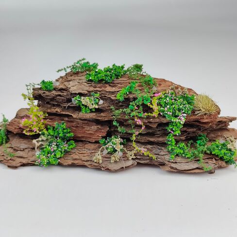 Realistic Miniature Leaves & Bushes Kit Artificial Foliage for Model Railroad Scenery, Fairy Gardens, Architectural Dioramas, Village Layouts & Miniature Landscaping in Saudi Arabia
