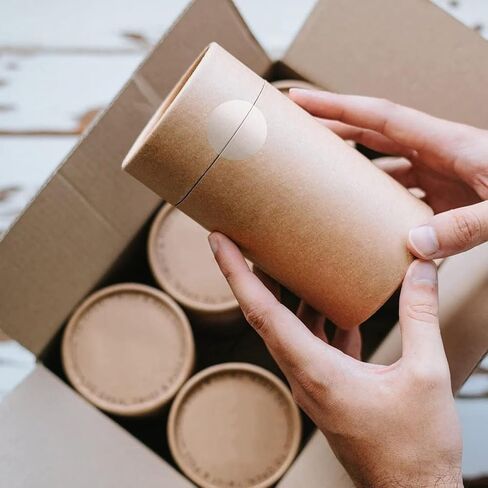 1 Roll 500 PCS Round Clear Seal Stickers, Transparent Envelope Mail Wafer Seal Self Adhesive Package Circle Label Dots for Envelopes, Boxes and Gift Decoraction (1" in Diameter) in Saudi Arabia