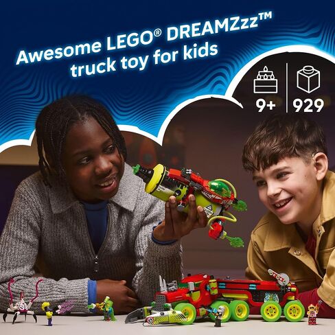 LEGO DREAMZzz Mateo’s Spray Paint Truck Building Toy for Kids - Pretend Play Set & 5 Toy Figures for Boys & Girls, Ages 9+ - Truck with 2 Building Modes - Gift Idea for Birthdays - 71499 in Saudi Arabia