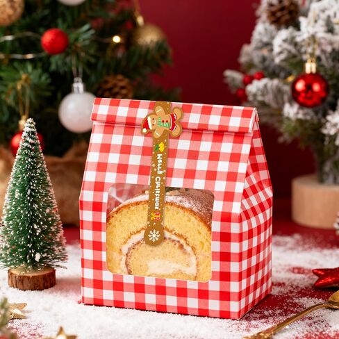 Food Retail Package Seal Labels 200PCS Christmas Long Food Baking Label Stickers Sealing Stickers for Christmas Handmade Crafted Baking Supplies in Saudi Arabia