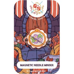 Floral Embroidery Hoop, Magnetic Acrylic Needle Minder for Cross Stitch and Embroidery in Kuwait