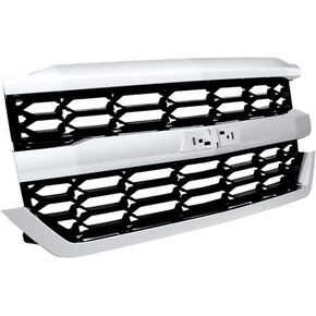 شبكة المصد الأمامي GeRRiT شبكة علوية كروم + أسود لسيارة 2016 2017 2018 شيفروليه سيلفرادو 1500 in Kuwait