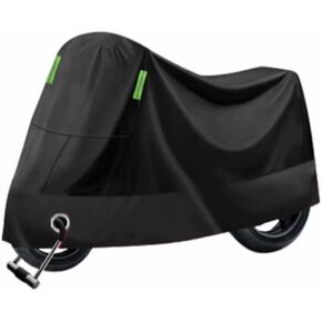Motorcycle Cover for Yamaha Vino 50/125 1997–2010 All Weather Universal Dust Cover Waterproof Sun Protection Cover Windproof Rain Snow Cover,L-Black Silver in Saudi Arabia