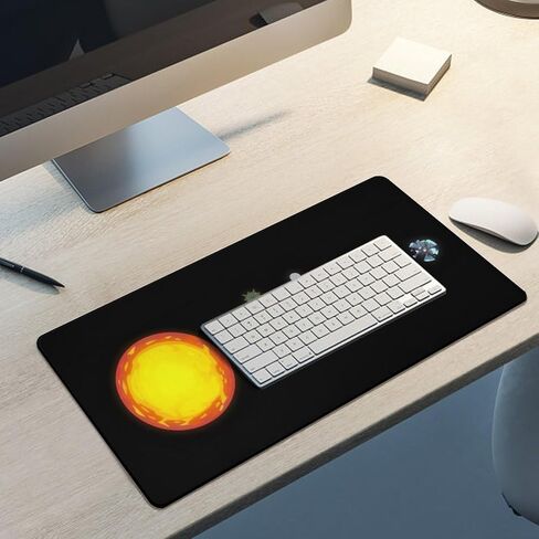 Outer Wilds Large Gaming Mouse Pad, 31.5x11.8 inch Extended Desk Mat with Non-Slip Rubber Base for Home Office​ in Saudi Arabia