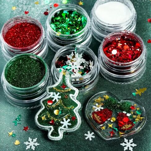 6Pcs Resin-Filled Sequins, Suitable for DIY Jewelry Making, Nail Art Decorations and Handmade Decorations,Yellow in Saudi Arabia