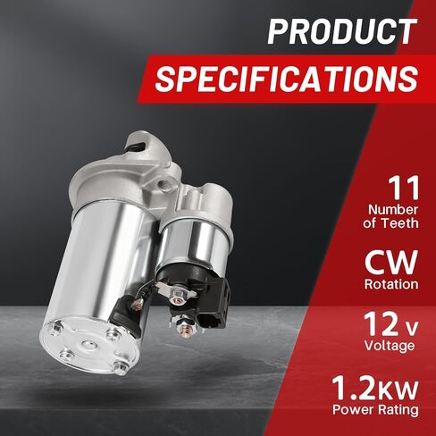 361002G300 محرك بداية جديد مناسب لكيا أوبتيما 2016-2018 سبورتاج 2017-2022 2.0L/2.4L ؛ هيونداي إلنترا/كونا N 2022-2023، فيلوستر N 2019-2022، توسان 2018-2021 L4 12V 1.2KW CW in Kuwait