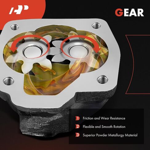A-Premium Standard Volume Oil Pump with O-Ring Compatible with Dodge Avenger, Stratus, SX 2.0, Neon & Chrysler Sebring, Neon, Cirrus & Mitsubishi Eclipse & Plymouth Breeze & Eagle, 2.0L in Saudi Arabia