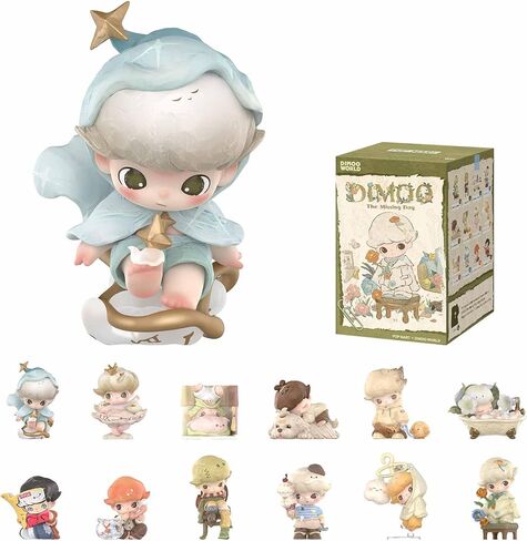 شخصيات الصندوق المكفوفين من سلسلة POP MART DIMOO The Missing Day، ألعاب قابلة للتجميع، ديكورات منزلية، هدايا عيد ميلاد للعطلات للفتيات والفتيان، صندوق واحد in Kuwait