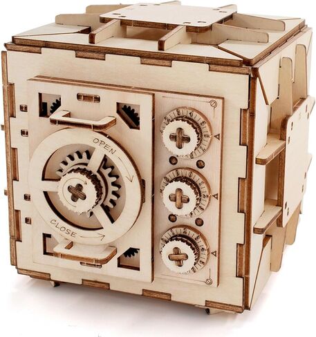 3D Wooden Puzzles for Adults, DIY Mechanical Model Kits for Adults and Kids to Build, Creative Gift for Women or Men Birthday, Christmas (Mechanical Train) in Saudi Arabia