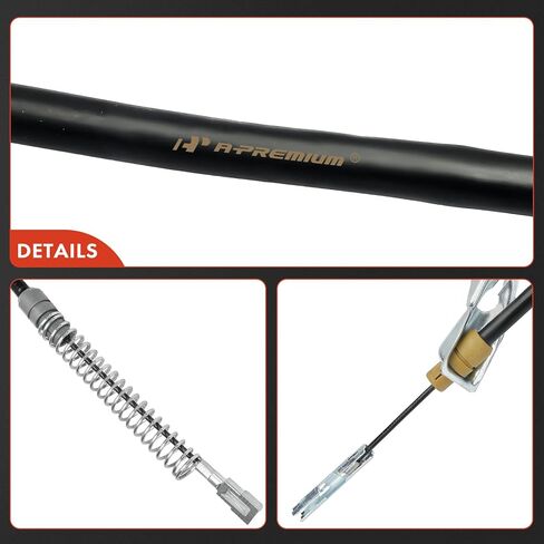 A-Premium Rear Driver Side Parking Brake Cable Assembly Compatible with Ford Models: E150 2008-2014, E250 E350 Super Duty E450 Super Duty 2009-2013 - Replace# 8C2Z2A635BL, 9C2Z2A635A in Saudi Arabia