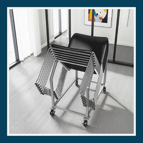 Dolly for OEF8600 Series, Compatible with Any Sled-Base Stack Chair of Similar Or Identical Dimensions,Black in Kuwait