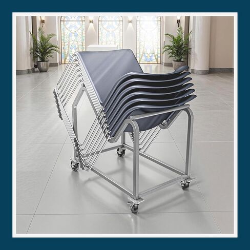 Dolly for OEF8600 Series, Compatible with Any Sled-Base Stack Chair of Similar Or Identical Dimensions,Black in Kuwait