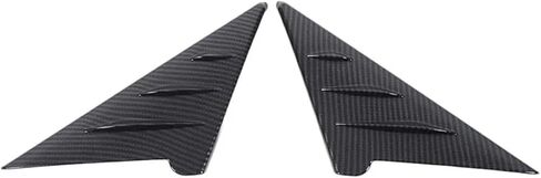 Compatible for BMW 5 Series G60 2024-2025 ABS Rearview Mirror Side Triangle Spoiler Wind Deflector Trim Cover Car Accessories(Carbon Fiber Texture) in Saudi Arabia