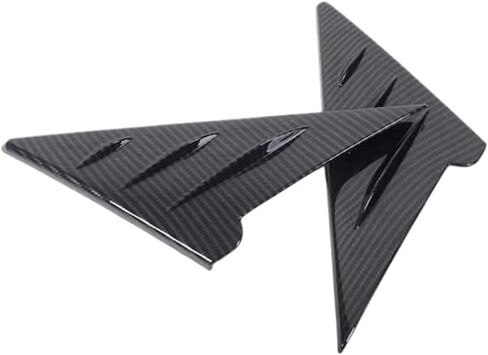 Compatible for BMW 5 Series G60 2024-2025 ABS Rearview Mirror Side Triangle Spoiler Wind Deflector Trim Cover Car Accessories(Carbon Fiber Texture) in Saudi Arabia