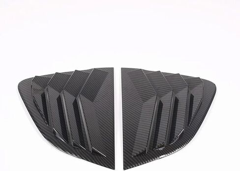 Car ABS Carbon Fiber Rear Window Triangle Exterior Shutter Deflector Decoration, for Mazda MX-5 2016-2023 in Saudi Arabia