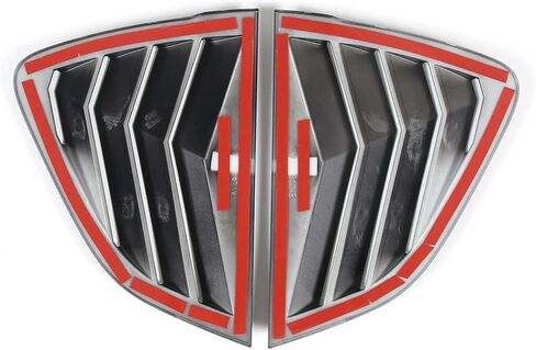 Car ABS Carbon Fiber Rear Window Triangle Exterior Shutter Deflector Decoration, for Mazda MX-5 2016-2023 in Saudi Arabia