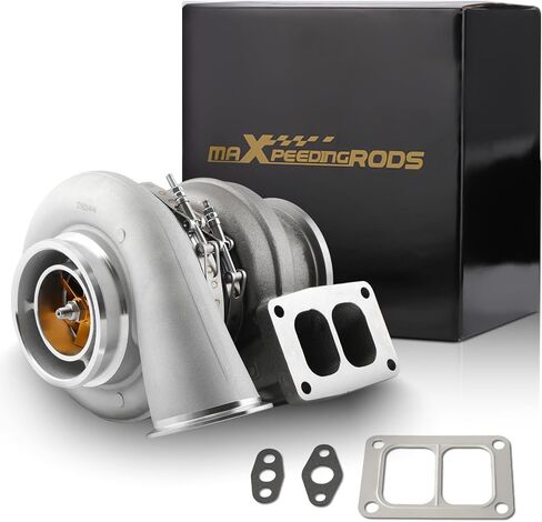 maXpeedingrods S400SX4 T6 Turbo Turbocharger for DDC-MTU Navistar Int Harvester Truck with Series 60 Engine 2000-2008, 4.0L-6.0L Engine, 23518588 171702 171703 23518567, Basic VL Series in Saudi Arabia