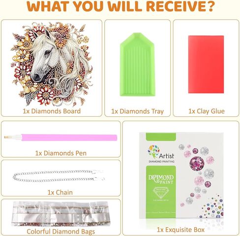 MEIYUDA Flowers Birds Diamond Art Hanging Kits for Adult, Hummingbird Diamond Painting Hanging Kits Ornaments, DIY Special Shaped Rhinestone Window Pendants kit for Home Garden Wall Decor Gift in Saudi Arabia
