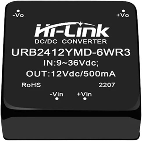 10pcs/Lot 12V 6W Output 24V Input Voltage Isolated Power Supply URB2412YMD-6WR3 Home Technology Intelligent in Saudi Arabia