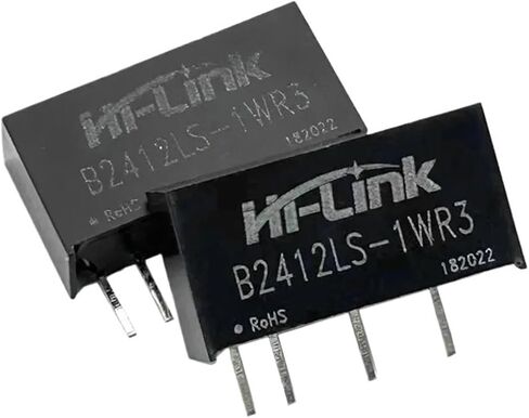 10pcs/Lot B2412LS-1WR3 24V to 12V 1W DC DC Isolated Power Supply Module High Efficiency Low Ripple in Saudi Arabia