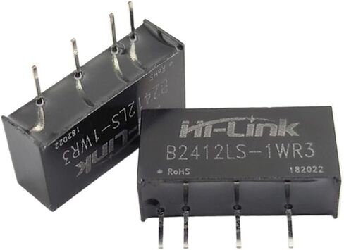 10pcs/Lot B2412LS-1WR3 24V to 12V 1W DC DC Isolated Power Supply Module High Efficiency Low Ripple in Saudi Arabia