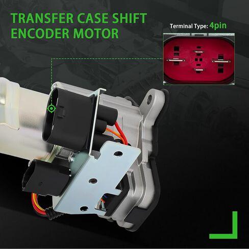 SCITOO 83-1201 4WD Transfer Case Shift Motor Actuator for 2003-2006 2008-2010 For Porsche Cayenne,2004-2016 For Volkswagen Touareg in Saudi Arabia