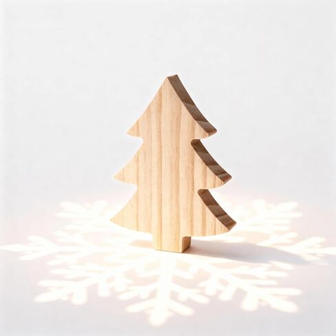 12 Pcs Unfinished Wooden Christmas Tree Cutouts - Rustic Bulk Pack for Xmas Crafts, DIY Painting, Holiday Home Fireplace Shelf & Tiered Tray Decor in Saudi Arabia