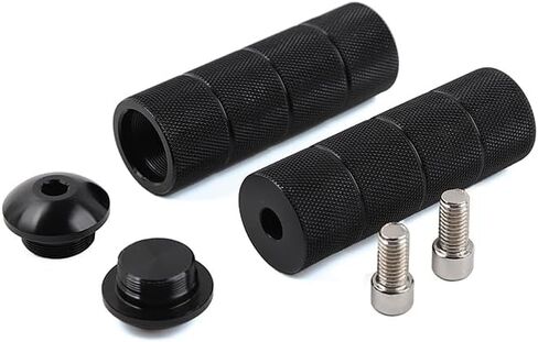 Iron Manned Motorcycle Stunt Rear Luggage with CNC Removable Perform Bar Fit for Honda Grom MSX 125 SF 2013-2016,Black Rack + Black Footpeg in Kuwait