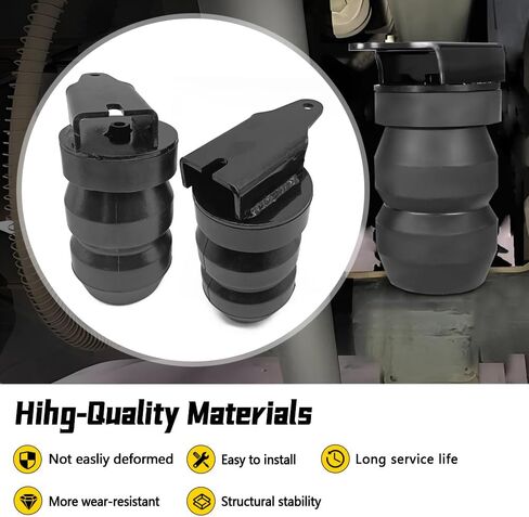 1 Pair Rear Suspension Bump Stop Fit for Silverado 1500 2500 1999-2010 GMC Sierra 1500 2500 1999-2010, Rear Rubber Helper Suspension Springs Replace GMRCK25S in Kuwait